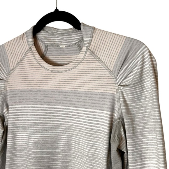 Lululemon Think Fast Long Sleeve Athletic Running Top- Size 6 - Picture 9 of 16